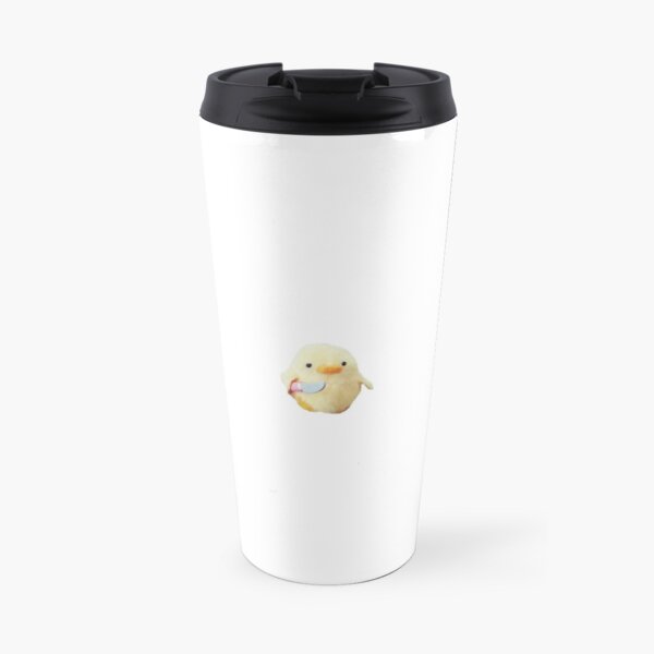 Chicken with a knife meme Travel Mug