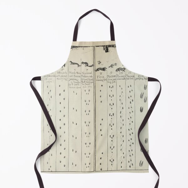 Item preview, Vintage Animal Tracks in the Snow Diagram (1912) designed and sold by BravuraMedia.