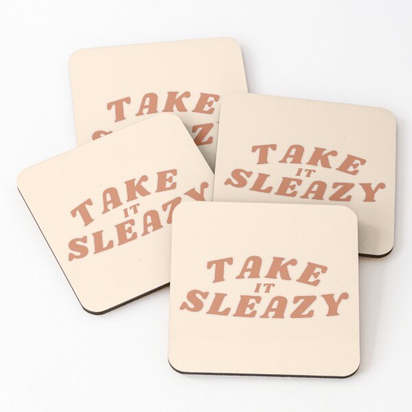 Item preview, Take It Sleazy | Take It Easy Retro Neutral Beige And Orage designed and sold by KinkShoppe.