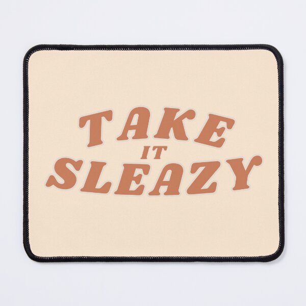 Item preview, Take It Sleazy | Take It Easy Retro Neutral Beige And Orage designed and sold by KinkShoppe.