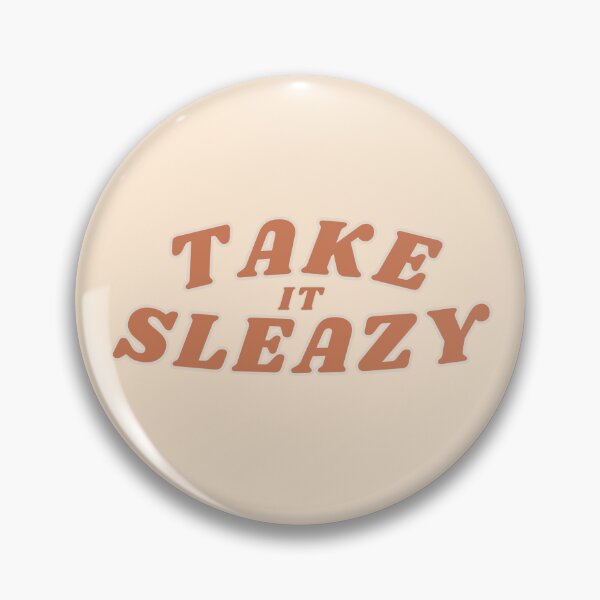 Item preview, Take It Sleazy | Take It Easy Retro Neutral Beige And Orage designed and sold by KinkShoppe.
