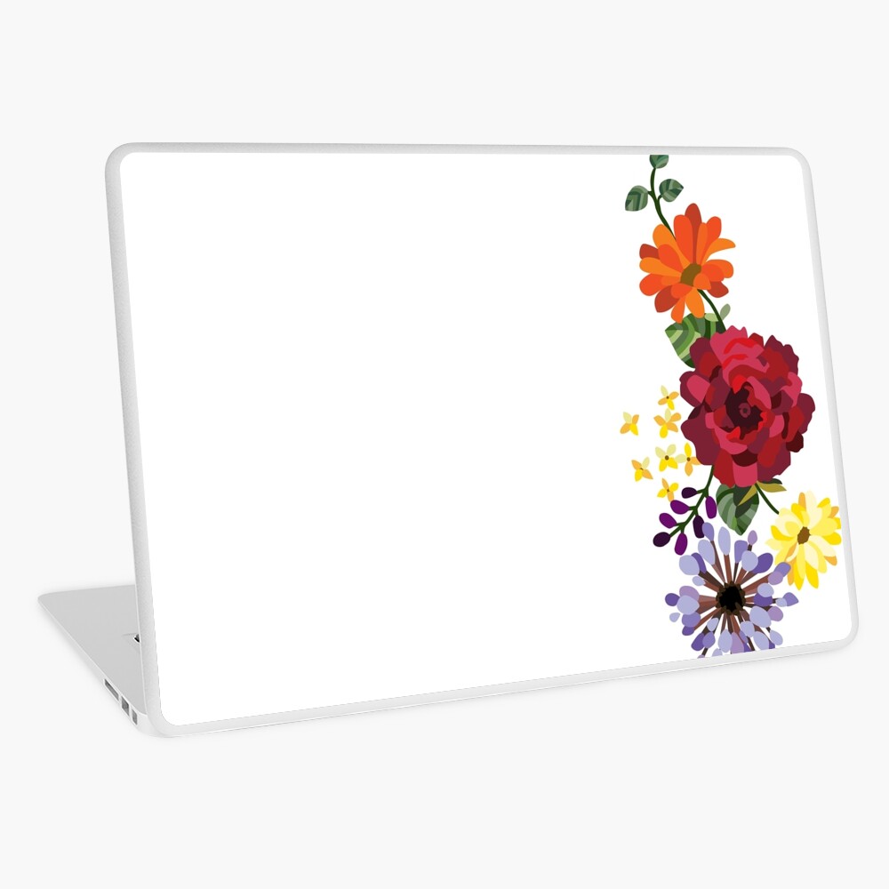 Flores Vinilo para portátil