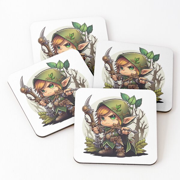 Item preview, Cartoon Elf Hunter designed and sold by Stickermagician.