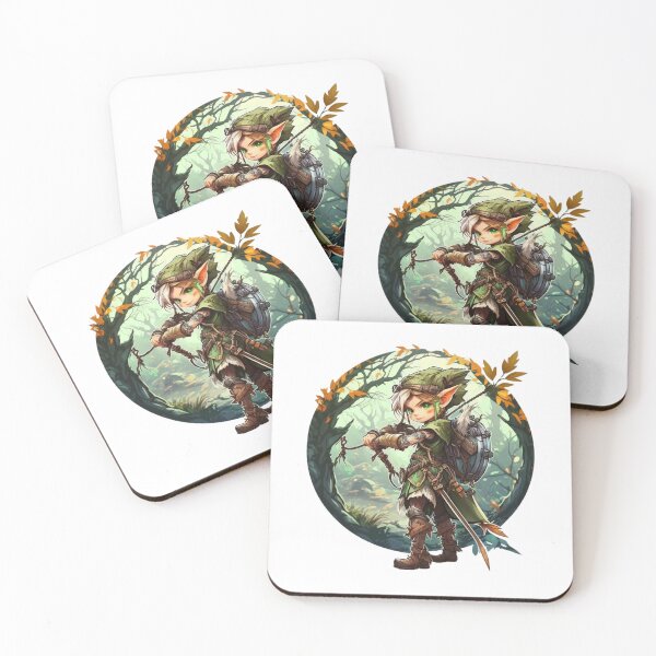 Item preview, Cartoon Elf Hunter designed and sold by Stickermagician.