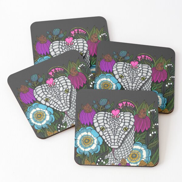 Item preview, Magical Snake Garden Floral designed and sold by Wonderspell Studio.