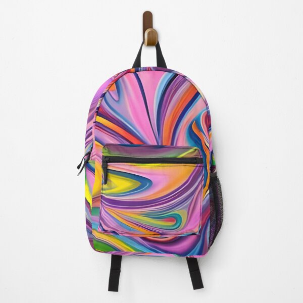Item preview, Fluid Art Marble Pour Design en colores brillantes psicodélicos designed and sold by AussieMuma.