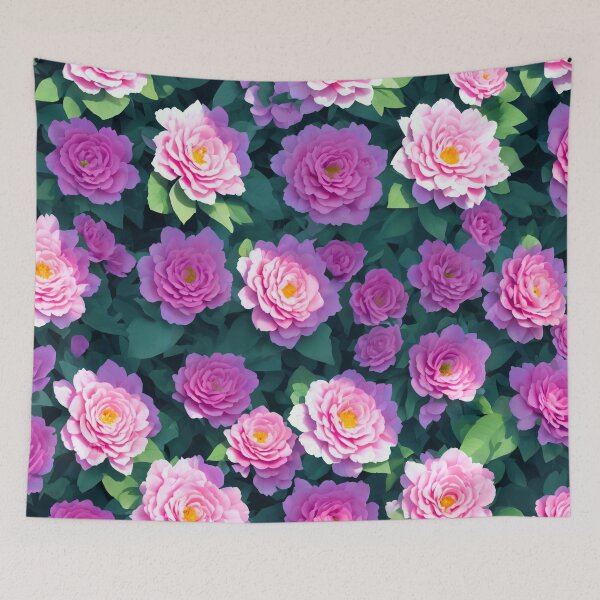Item preview, Cute Pink Flowers Pattern - Delicate and Charming Art  designed and sold by pinimgart.