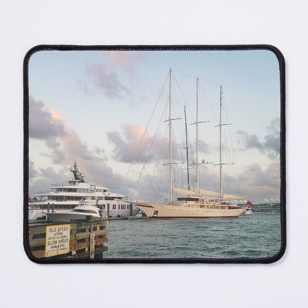Item preview, Yachts and Sailboats in Biscayne Bay designed and sold by sableandpalm.