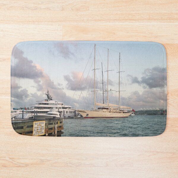 Item preview, Yachts and Sailboats in Biscayne Bay designed and sold by sableandpalm.