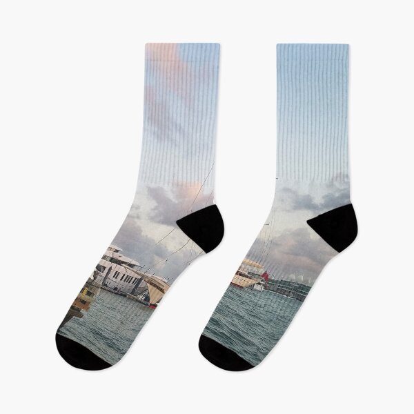 Item preview, Yachts and Sailboats in Biscayne Bay designed and sold by sableandpalm.
