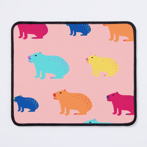 Item preview, Capybara - multicolor pattern designed and sold by Yankee Doodle Gandy.