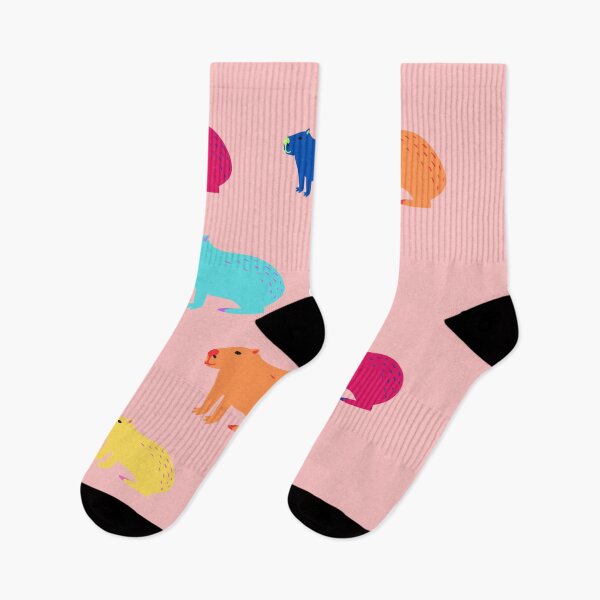 Item preview, Capybara - multicolor pattern designed and sold by Yankee Doodle Gandy.