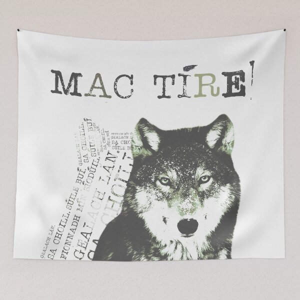 Item preview, Mac Tíre designed and sold by Dearaí Gaeilge.