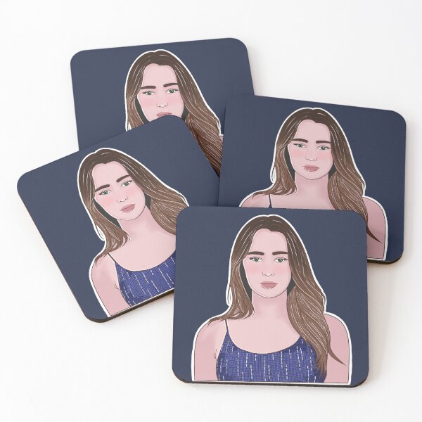 Item preview, Alycia Debnam-Carey in Sparkling Blue designed and sold by Queen-V-art.