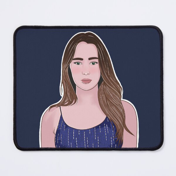Item preview, Alycia Debnam-Carey in Sparkling Blue designed and sold by Queen-V-art.