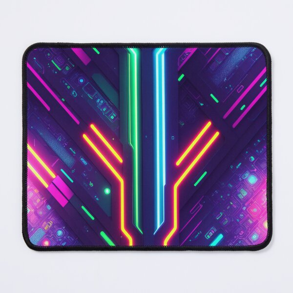 Item preview, Neon Dreams - Abstract Neon Lights Art designed and sold by pinimgart.