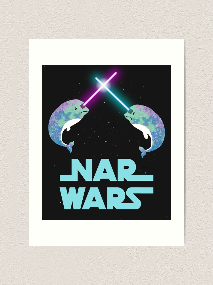 Narwhal The Great Nar Wars Parody Premium T-Shirt Narwhal The Great Nar Wars Parody Premium T-Shirt