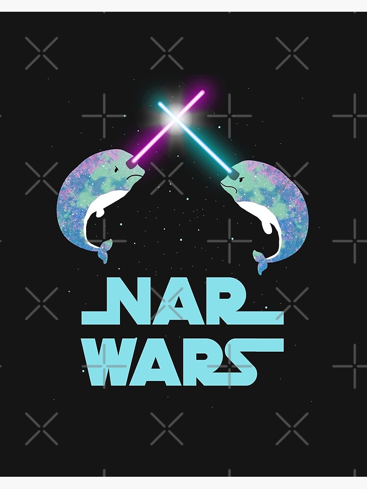 Narwhal The Great Nar Wars Parody Premium T-Shirt Narwhal The Great Nar Wars Parody Premium T-Shirt