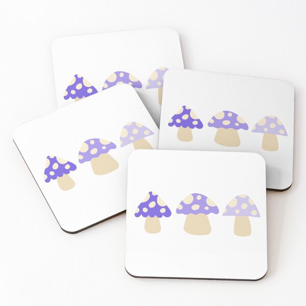 Item preview, Purple Mushrooms  designed and sold by groovyfolk.