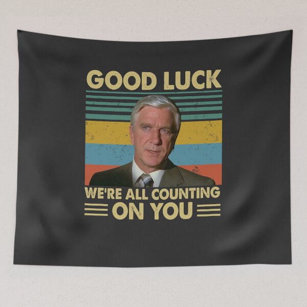 Item preview, Good Luck We're All Counting On You Shirts, Dr. Rumack Airplane Shirt, Custom Shirt, 80s Vintage Retro Movie T Shirt designed and sold by AmyBryant.