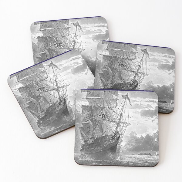 Item preview, PIRATE SHIP  AT SEA designed and sold by THE AMERICAN TEEVANGELIST.