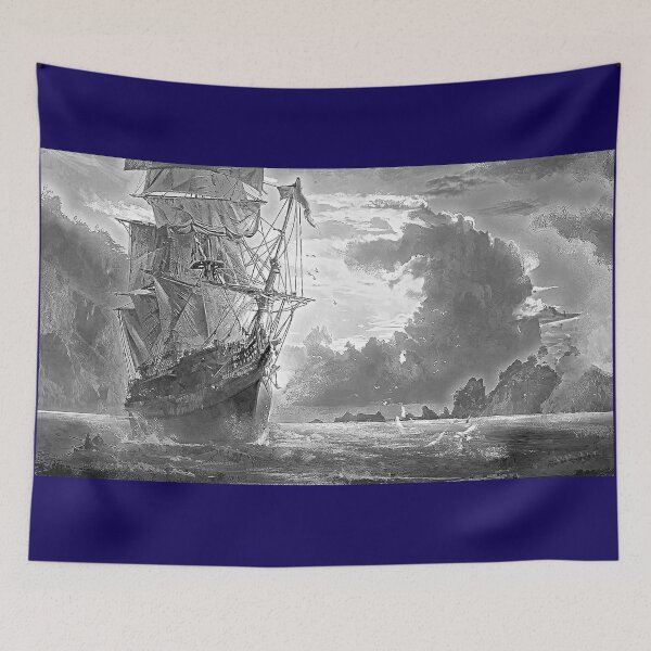 Item preview, PIRATE SHIP  AT SEA designed and sold by THE AMERICAN TEEVANGELIST.