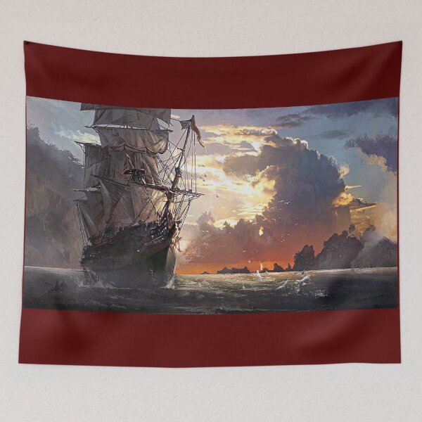 Item preview, PIRATE SHIP  AT SEA 2 designed and sold by THE AMERICAN TEEVANGELIST.