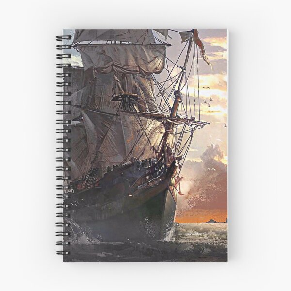 Item preview, PIRATE SHIP  AT SEA 2 designed and sold by THE AMERICAN TEEVANGELIST.