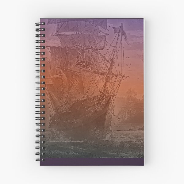 Item preview, PIRATE SHIP  AT SEA 3 designed and sold by THE AMERICAN TEEVANGELIST.