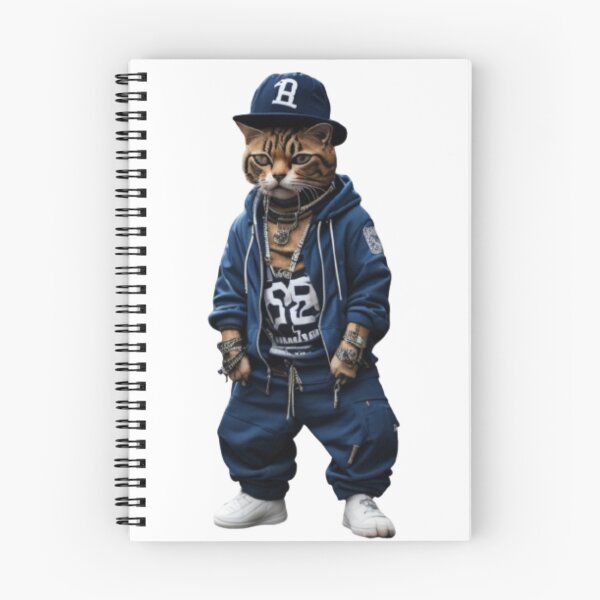Item preview, Rapper cat designed and sold by WildWaveStylez.