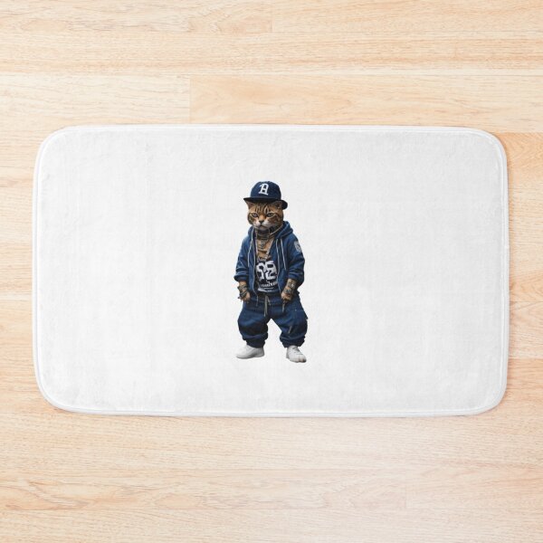 Item preview, Rapper cat designed and sold by WildWaveStylez.