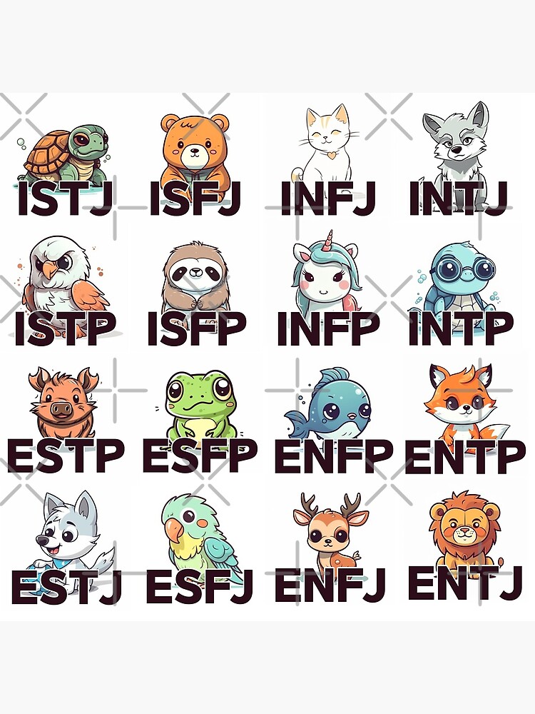 INTJ MBTI personality animal Poster Print