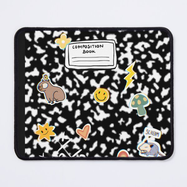 Item preview, Composition notebook with stickers designed and sold by Hanasroad.