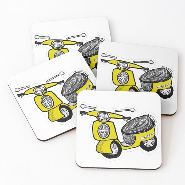 Item preview, Yellow scooter  designed and sold by GanethLey.art.
