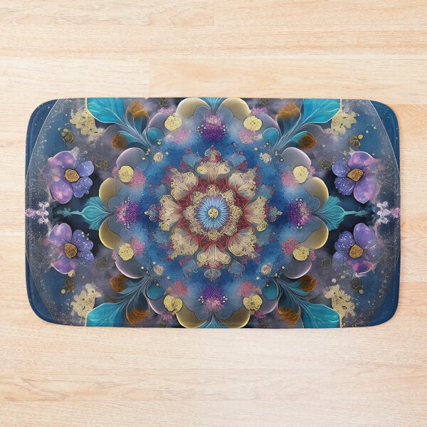 Item preview, Trippy Spiritual Mandala Meditation Galaxy Floral-mandala boho designed and sold by Tamas Das.
