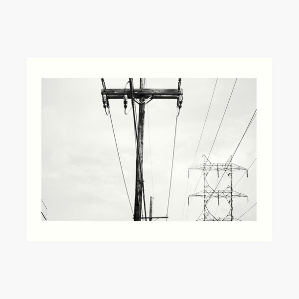 Power Lines Art Print
