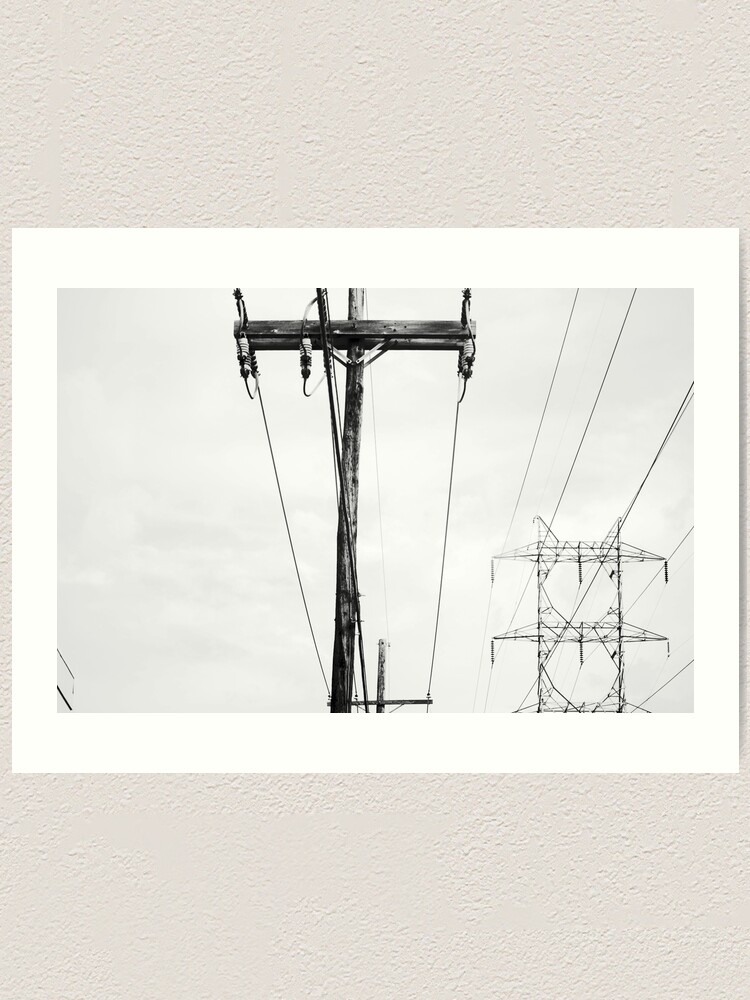 Alternate view of Power Lines Art Print