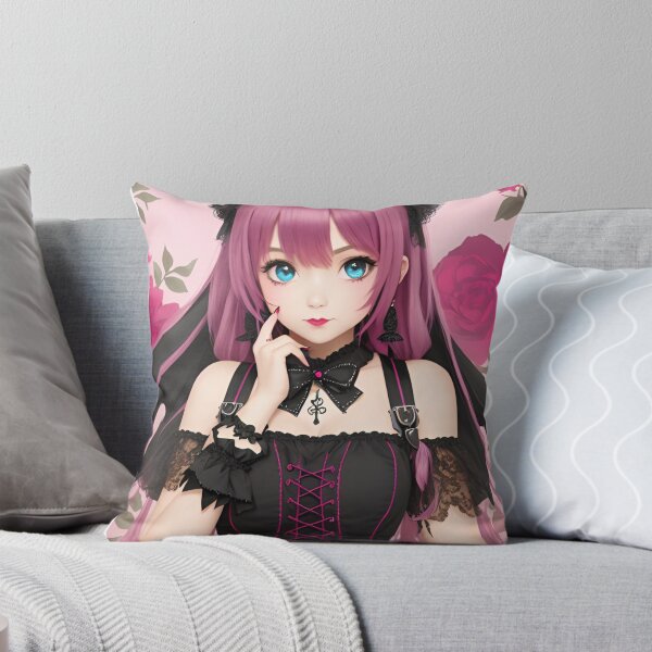 Item preview, Adorable Gothic Girl Portrait designed and sold by digitalartpro.