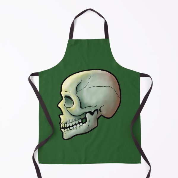 Item preview, Skull illustration dark green background designed and sold by IJStanding.