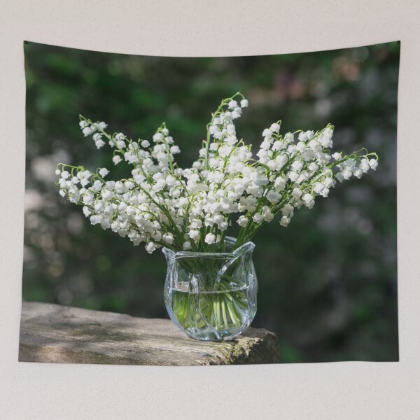 Item preview, Springtime Aromatherapy - Lily-of-the-valley Flower Bouquet Perfuming the Air designed and sold by Georgia Mizuleva.