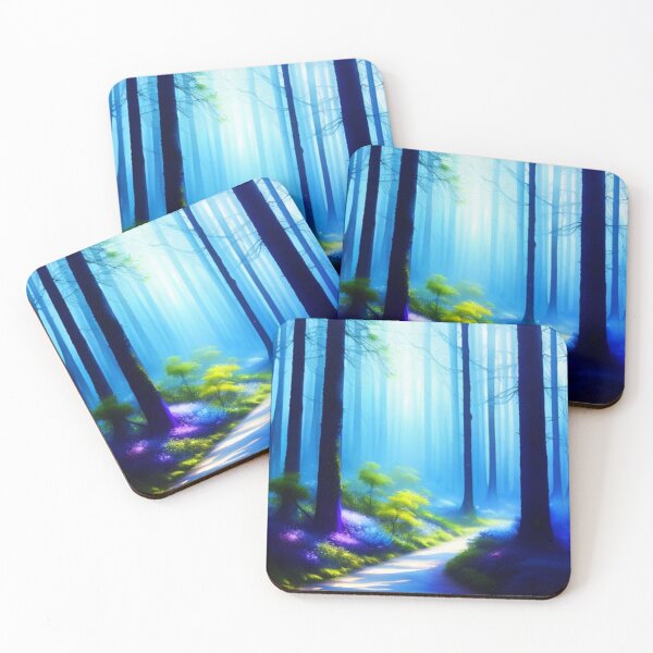 Item preview, Magical Forest in Blue designed and sold by cr6zym1nd.