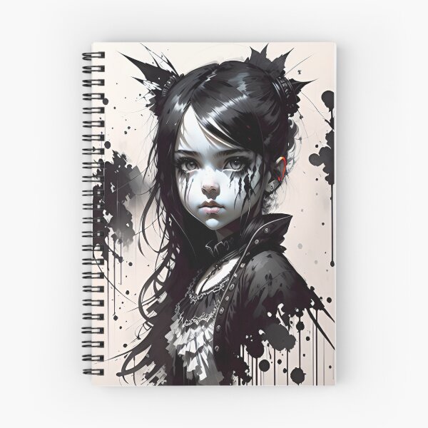Item preview, Adorable chica gótica de anime designed and sold by digitalartpro.