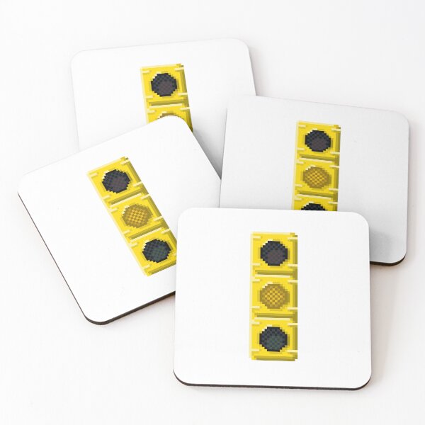 Item preview, Yellow Traffic Light Pixel Art | Street Theme Design designed and sold by anycolorart.