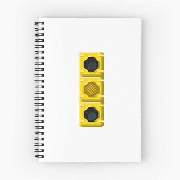 Item preview, Yellow Traffic Light Pixel Art | Street Theme Design designed and sold by anycolorart.