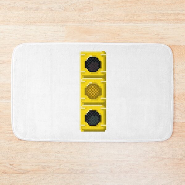 Item preview, Yellow Traffic Light Pixel Art | Street Theme Design designed and sold by anycolorart.