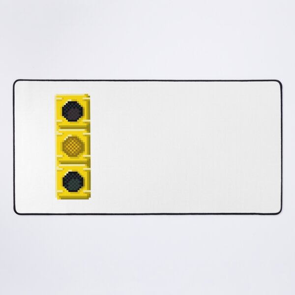 Item preview, Yellow Traffic Light Pixel Art | Street Theme Design designed and sold by anycolorart.