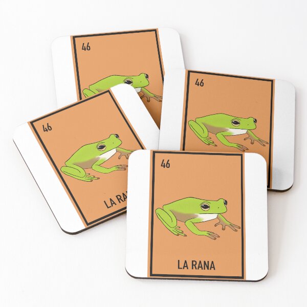 Item preview, 46 La rana , the frog , loteria card , Mexican bingo  designed and sold by DarbyHunterArt.