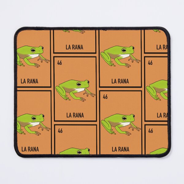 Item preview, 46 La rana , the frog , loteria card , Mexican bingo designed and sold by DarbyHunterArt.