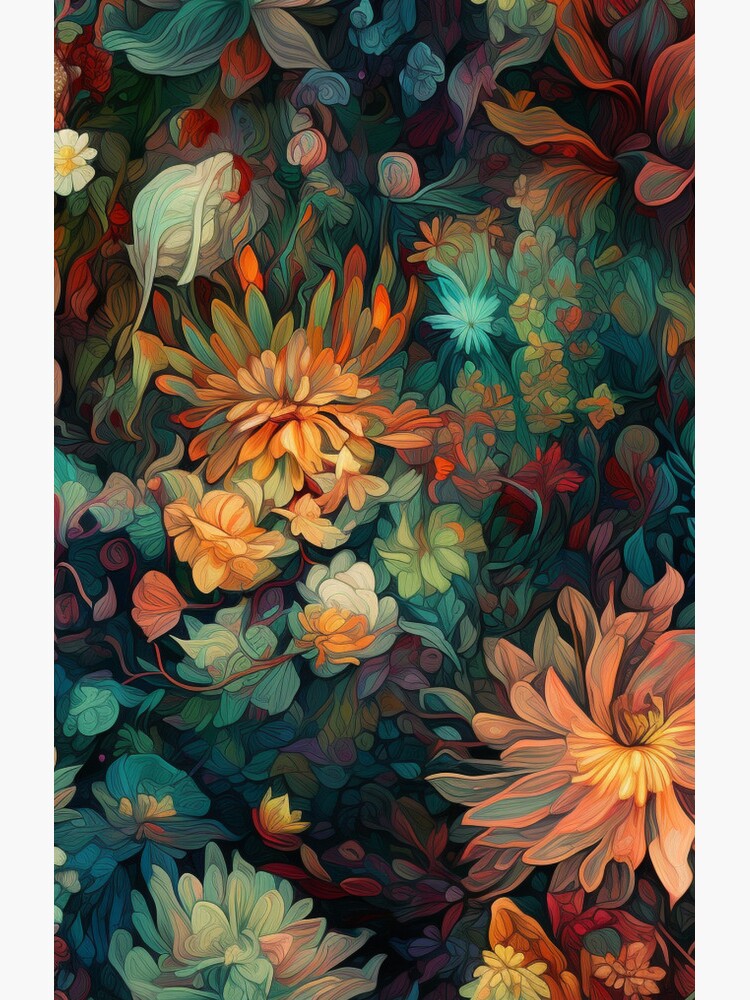 Aperçu 4 sur 4. Coque Samsung Galaxy avec l'œuvre Conception de motif floral botanique 2 créée et vendue par digistash.
