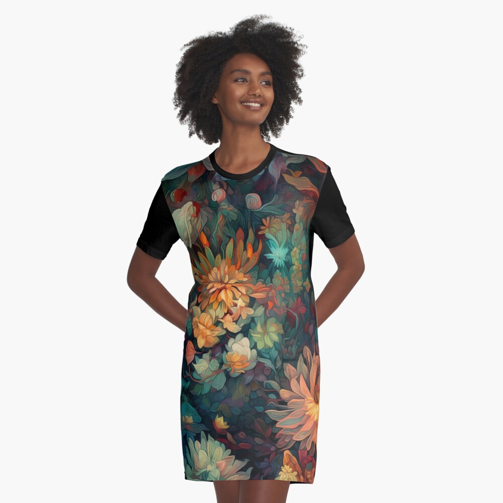 Aperçu de l'œuvre Robe t-shirt créée et vendue par digistash.